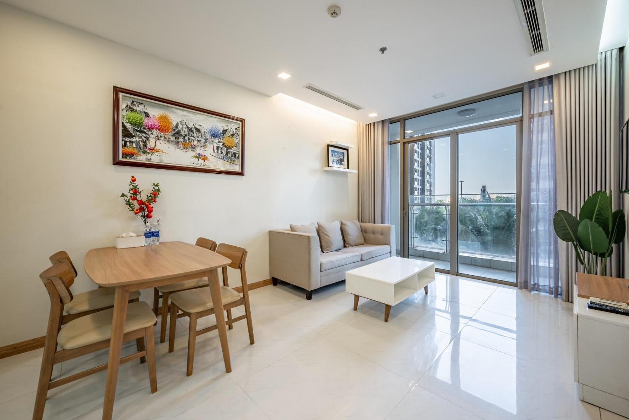 Luxury Apartment At Vinhomes Central Park Ho-Chi-Minh-Stadt Exterior foto