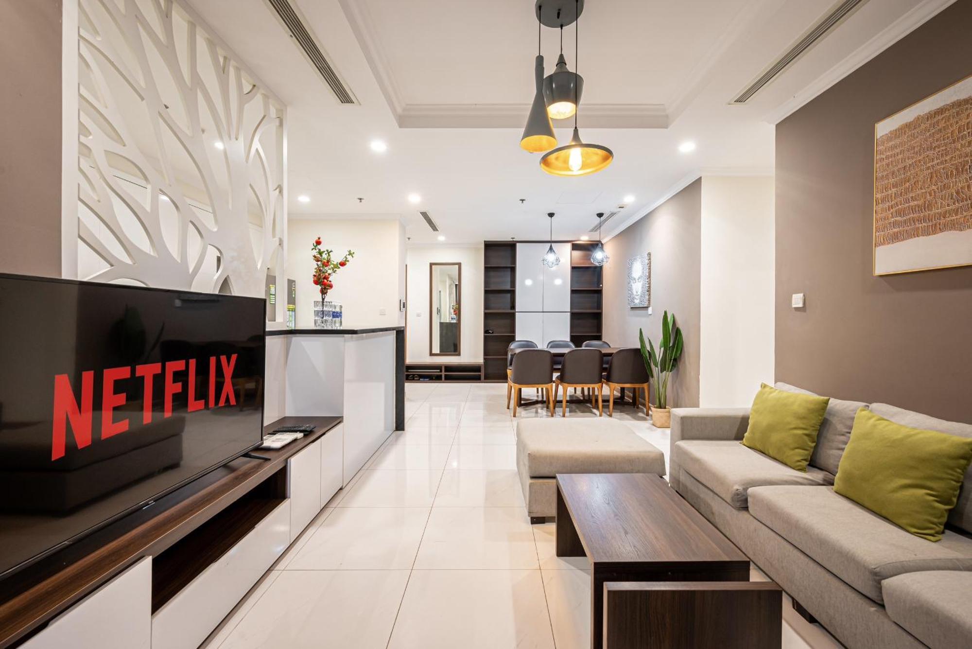 Luxury Apartment At Vinhomes Central Park Ho-Chi-Minh-Stadt Exterior foto