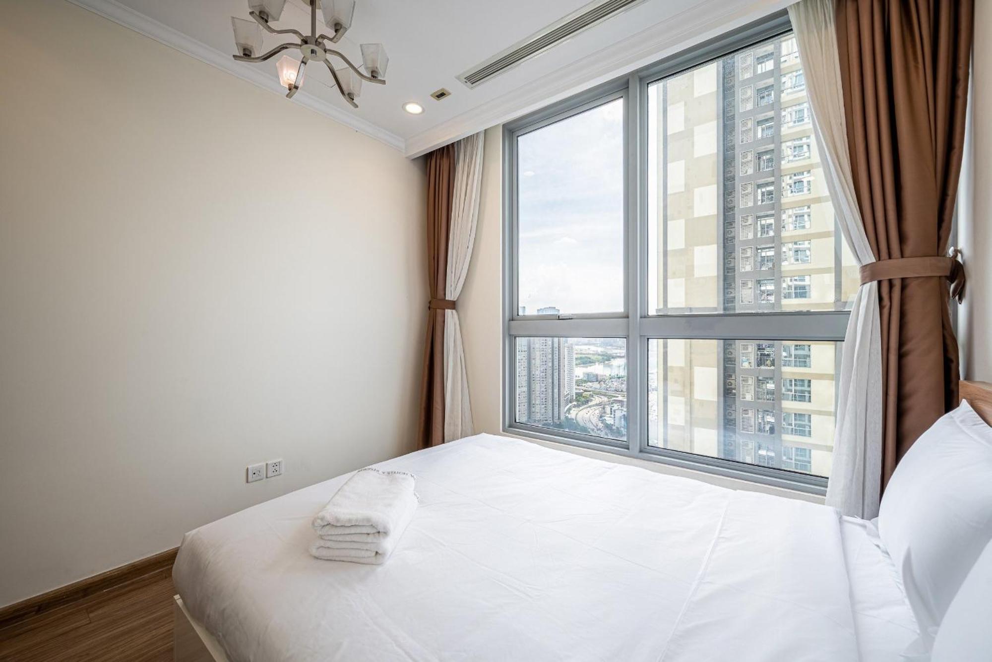 Luxury Apartment At Vinhomes Central Park Ho-Chi-Minh-Stadt Exterior foto
