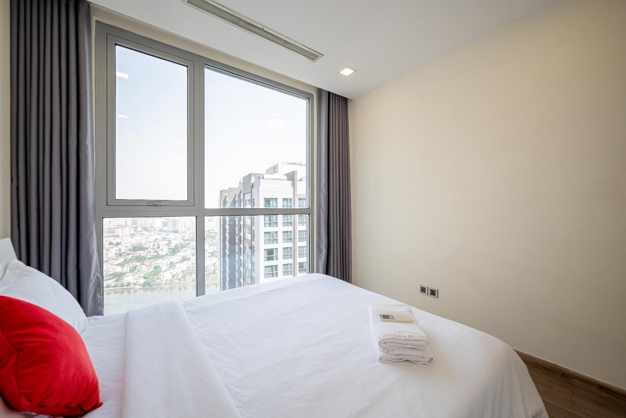 Luxury Apartment At Vinhomes Central Park Ho-Chi-Minh-Stadt Exterior foto