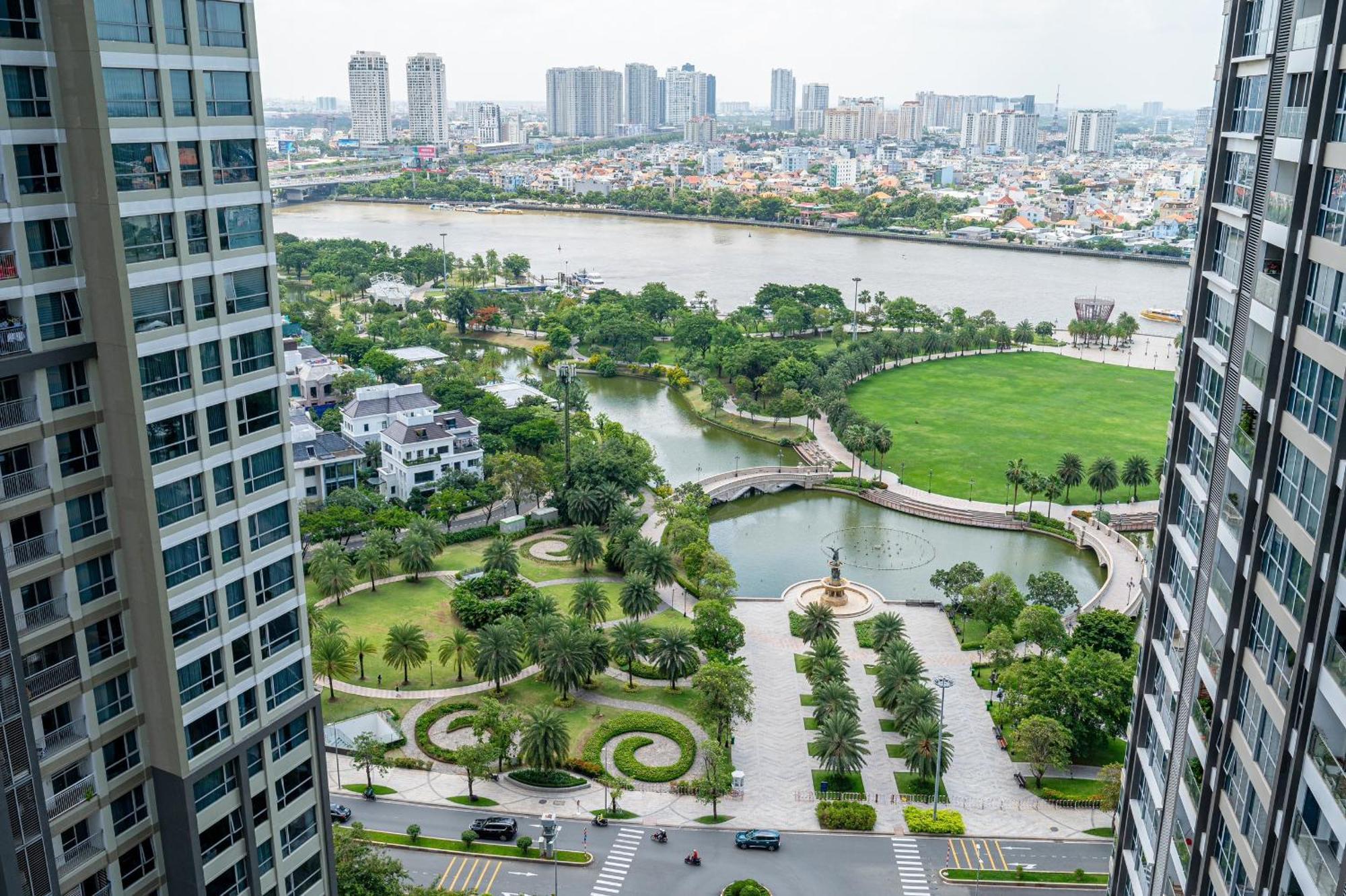Luxury Apartment At Vinhomes Central Park Ho-Chi-Minh-Stadt Exterior foto