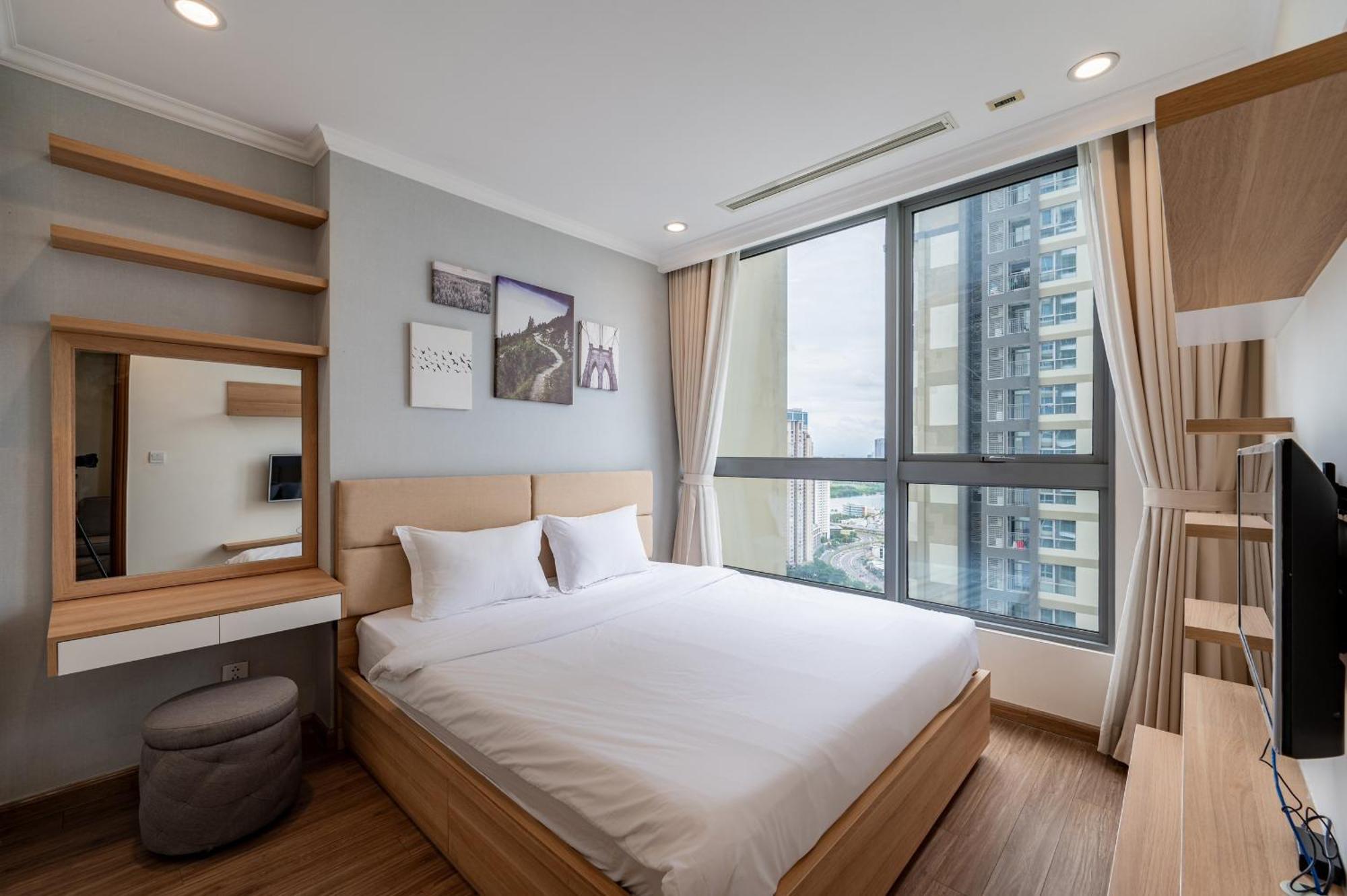 Luxury Apartment At Vinhomes Central Park Ho-Chi-Minh-Stadt Exterior foto