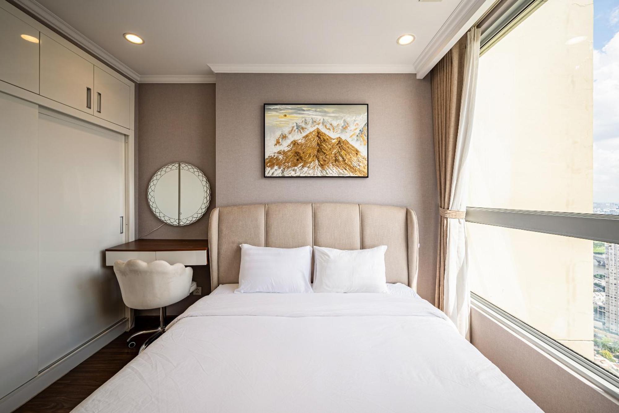 Luxury Apartment At Vinhomes Central Park Ho-Chi-Minh-Stadt Exterior foto
