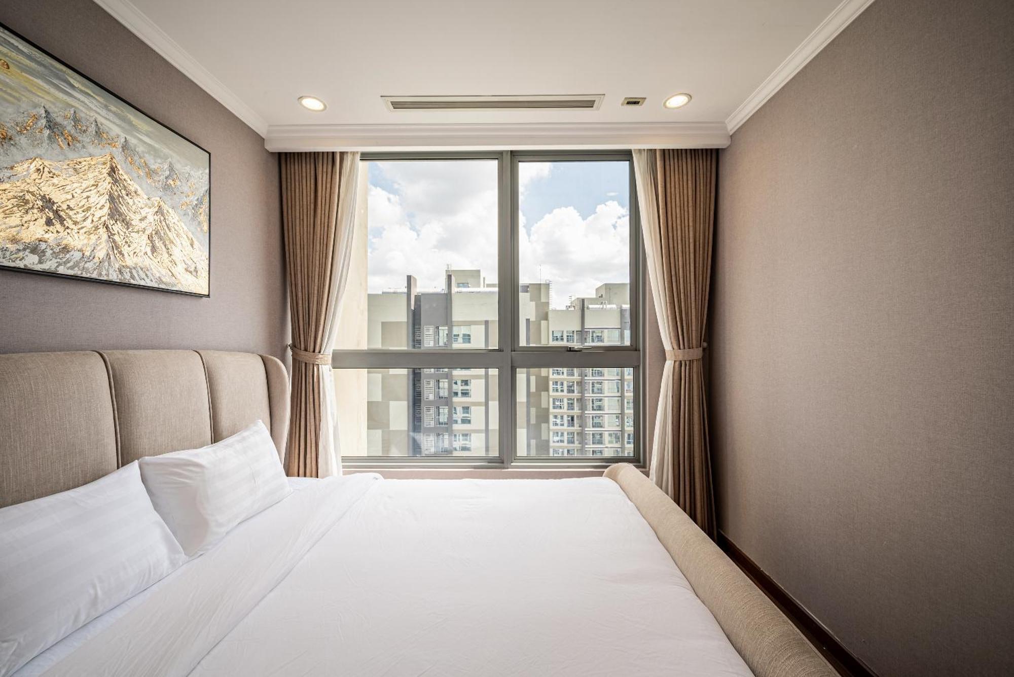 Luxury Apartment At Vinhomes Central Park Ho-Chi-Minh-Stadt Exterior foto