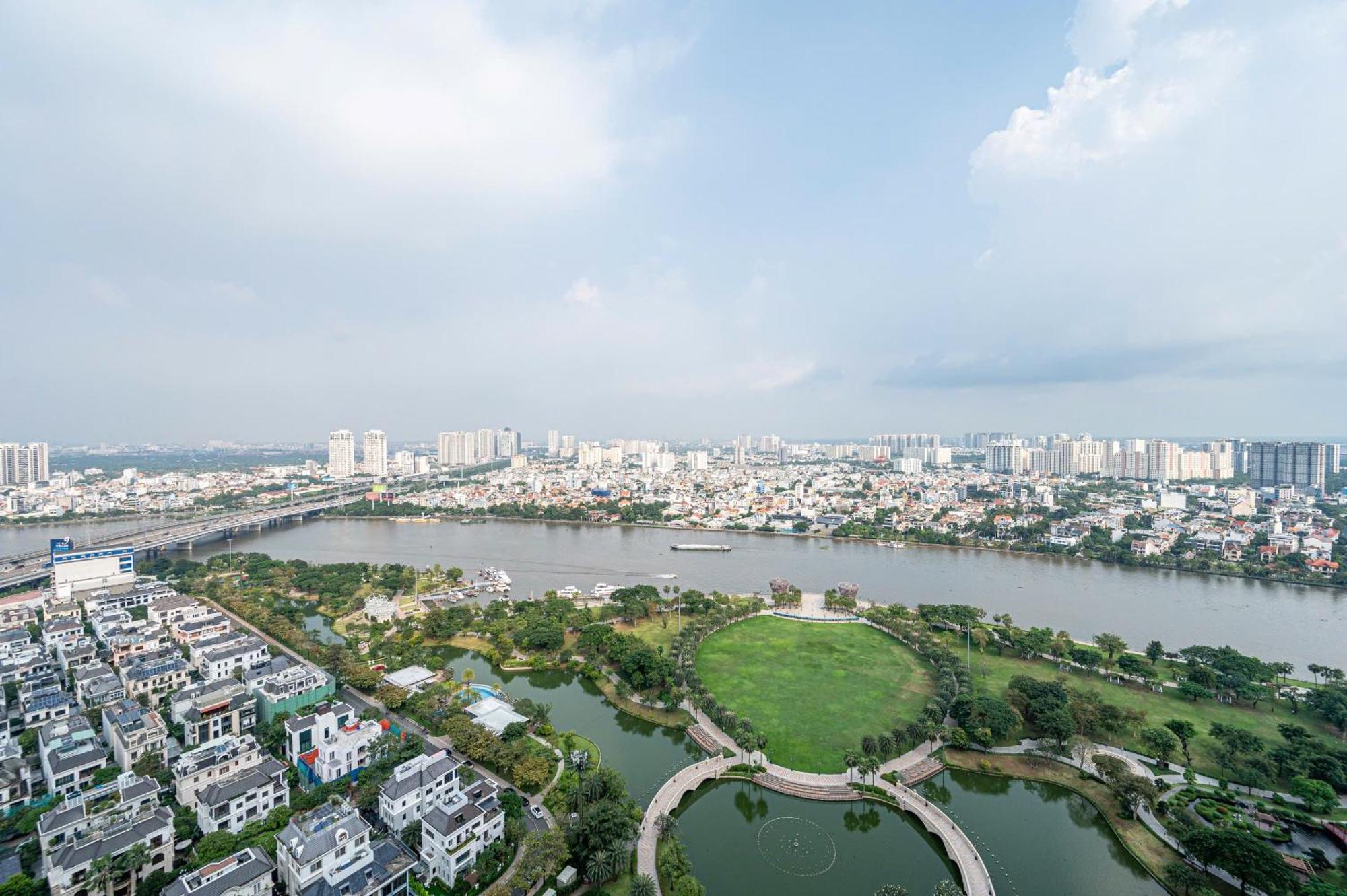 Luxury Apartment At Vinhomes Central Park Ho-Chi-Minh-Stadt Exterior foto